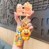 Bag Charm Lulu Doll Keychain Cute Expression Cartoon Phone Chain Cute Capybara Key Ring  Gifts