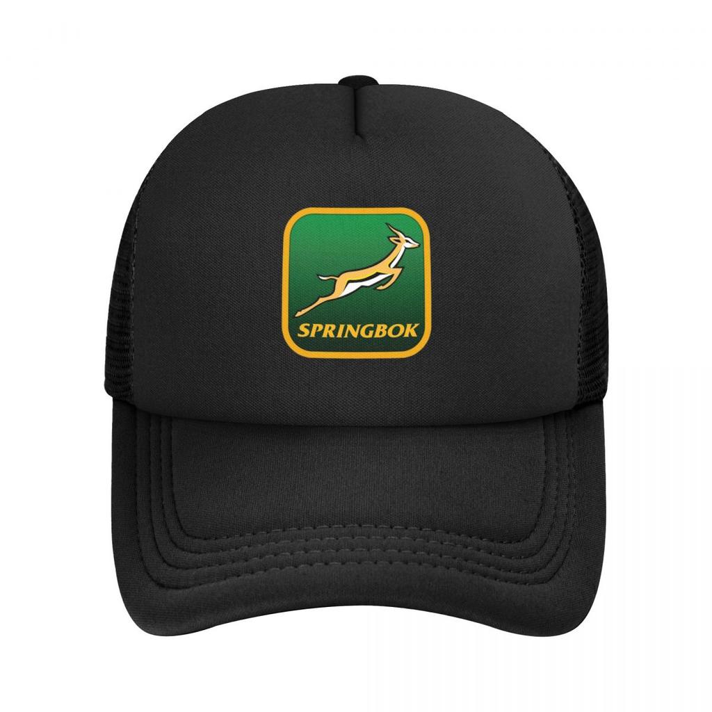 South Afric Springbok Rugby Trucker Caps Unisex Women Fashion Hats Sun Caps Sports Cap Snapback Caps Mesh Baseball Cap Summer