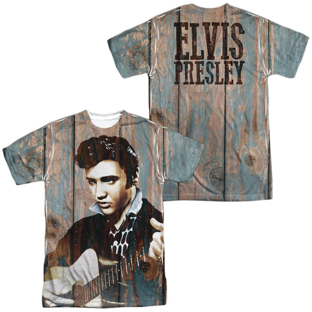 Elvis Woodgrain Dye Sublimation T-Shirt XXXXL
