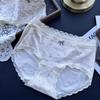 Ladies Spring and Autumn Lovely Cartoon Cotton Gentle Wind Waist Panties