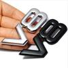 1Pcs 3D Metal Car Decoration Decal Metal Self Adhesive V6 V8 V12Truck Car Badge Emblem Sticker for Universal Cars