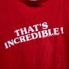 Reprinted 80's Vintage That's Incredible American Reality Show T-Shirt Red