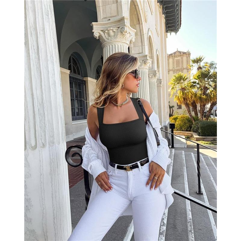 Europäischer und amerikanischer Stil Damen Yoga Fitness Ärmellos Einteilig Körperformend Hochelastisch Bauch Hüftlifting Slim-fit Einteilige Hose