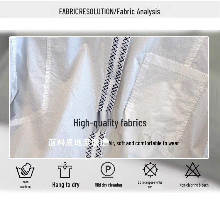 2026 Summer Korean High-End Color Block Loose Plus Size Cotton Short Sleeve Women's Shirt