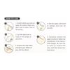 10 Pcs Tatoo Black Waterproof Lotus Flower Tattoo Stickers Floral Temporary Body Art Temporary Tattoo.