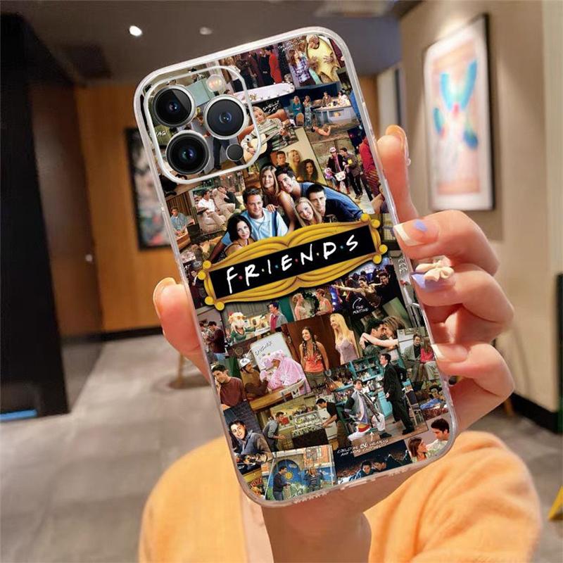 Phone Case For iphone 17 Pro Max Air 16 15 14 13 Pro Max 15 16 Pro 15Plus Friends TV Show Case Funda Capa Cell