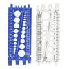 Nut Bolt Thread Gauge Checker M3 to M22 Metric and #4 to 3/4 Imperial Sizes Bolt and Nut Identifier