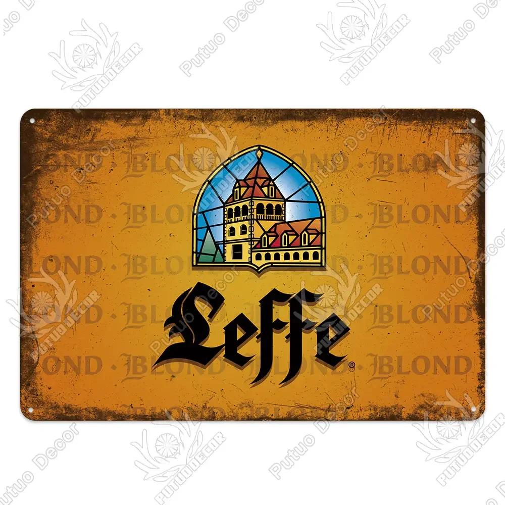 Putuo Decor Belgické pivo Plaketa Kovová Vintage Znamení Dekorativní Nástěnné Umění pro Pub Bar Pánská Jeskyně Klub Dekor Kovová Znamení ve Vintage Stylu