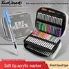 Soft Tip Acrylic Marker Pen Set for Kids' Art - Stackable, 60 or 80 Colors