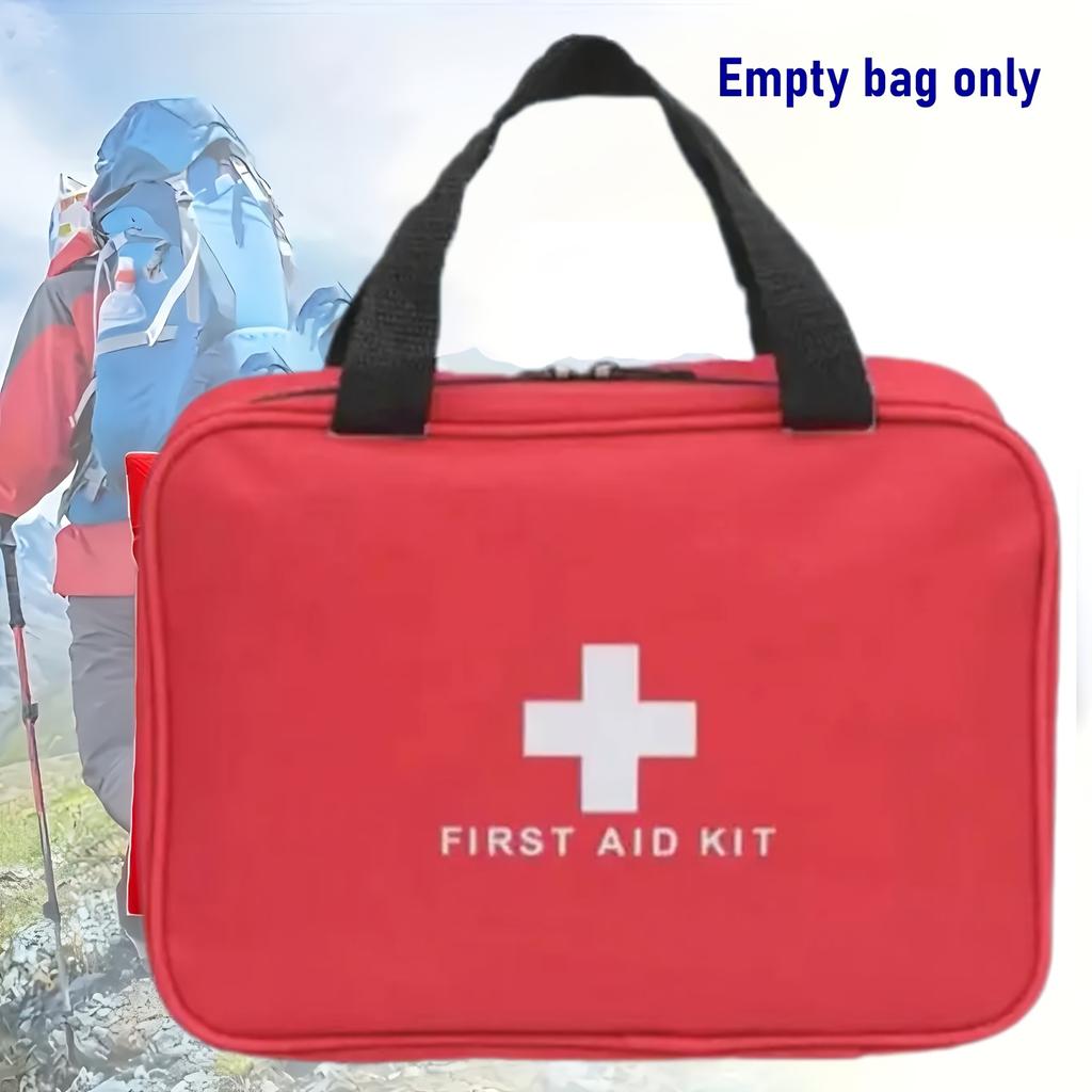 Red Portable Travel Multi-functional Bag with Handle, Zippered Organizer Bag, Lightweight Bag for Outdoor,travel,household