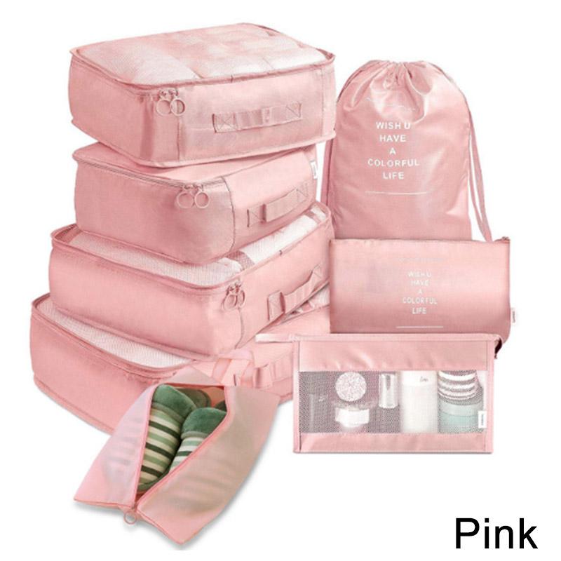 8pcs/Set para Bolsas Organizador de Viajes Accesorios Maleta De Equipaje  Organizador Impermeable Bolsa de Lavado De Ropa Organizador Bolsa comprar a  buen precio — entrega gratuita, reseñas reales con fotos — Joom