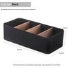 Multipurpose Desktop Storage Box Tv Remote Holder Wooden Table Organizer For Bedroom Living Room Household Detachable Partition