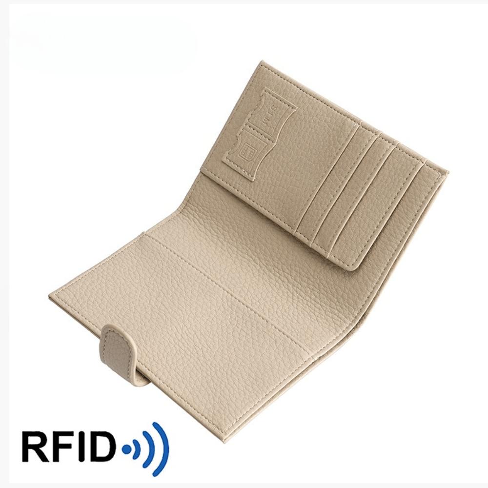 Multifunctional Wallet Travel Ticket Clip ID Case Wallet Universal RFID Passport Bag
