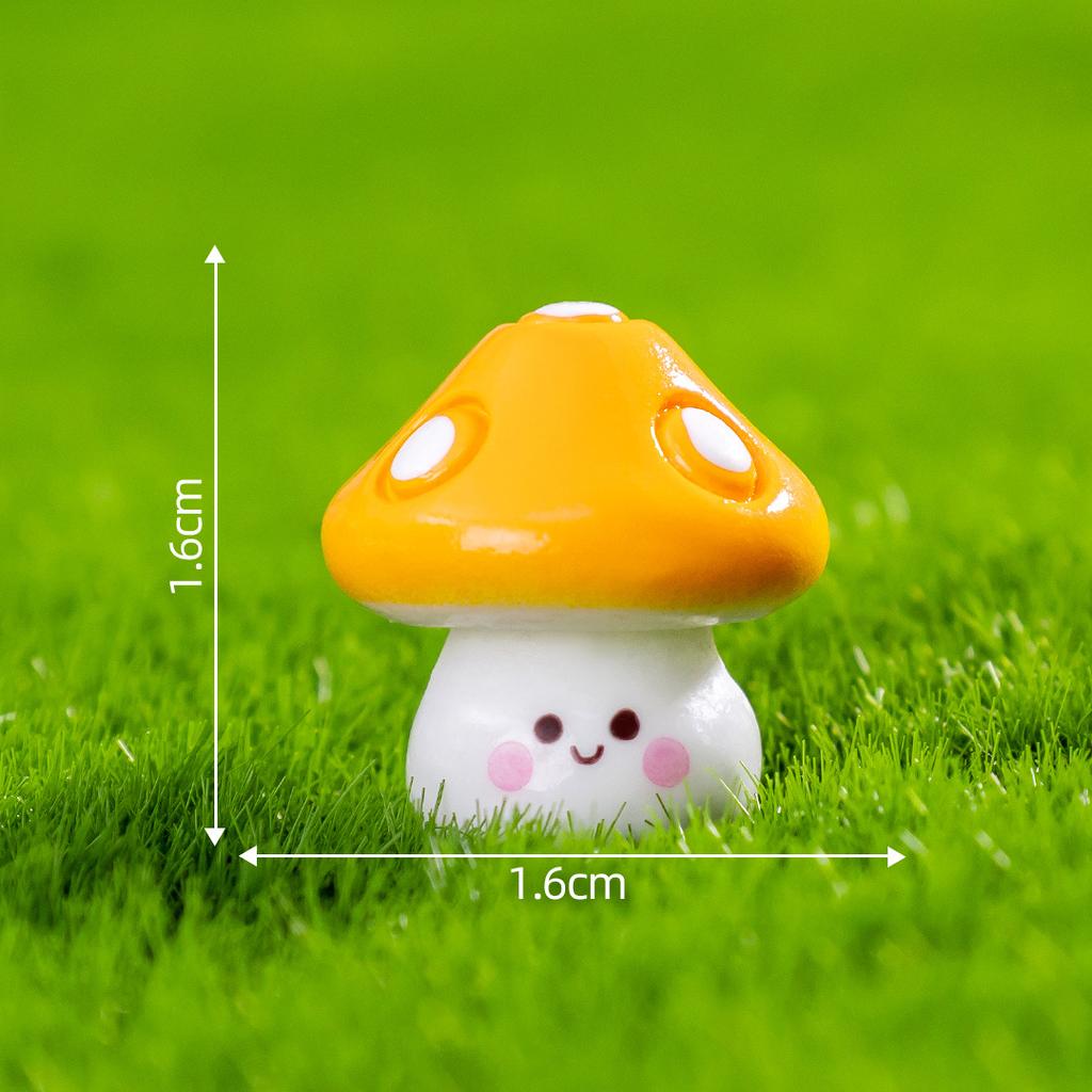 6 PCS Micro Landscape DIY Mushroom Decoration Set