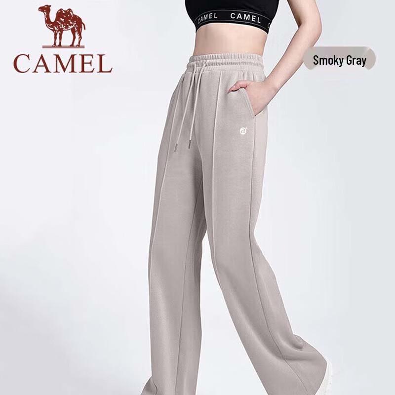 CAMEL Women's High Waist Straight Leg Yoga & Sports Pants