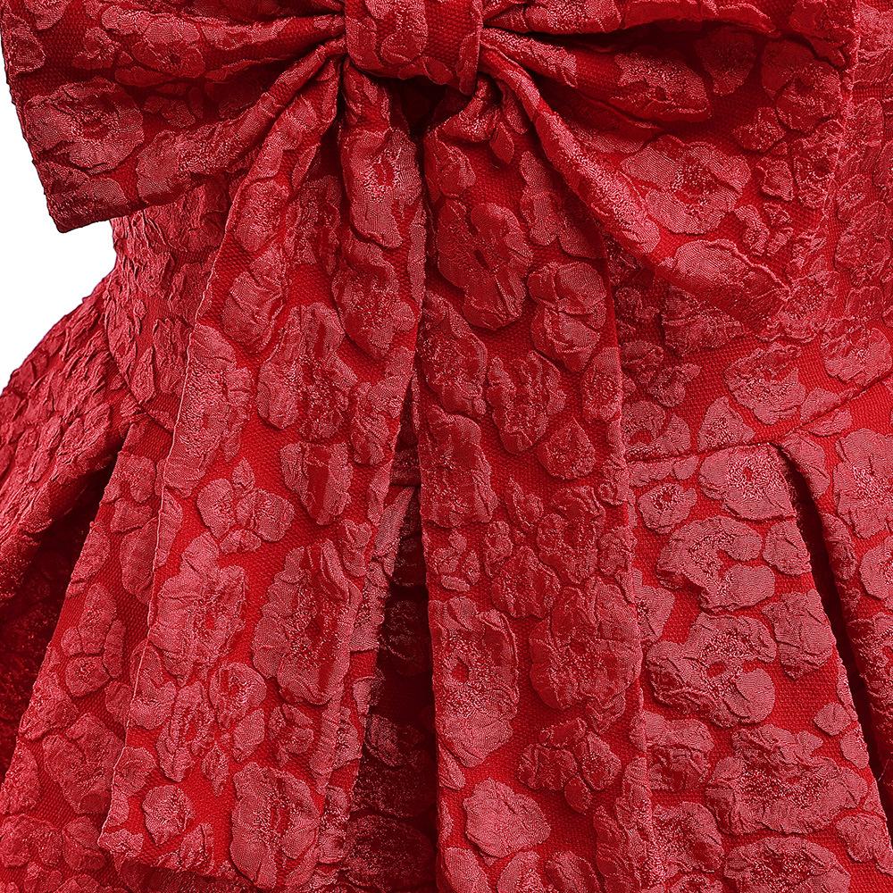 Sukienki dziecięce dla dziewczynek elegancka suknia ślubna księżniczki dzieci w stylu Vintage suknia wieczorowa bal bożonarodzeniowy Vestidos 3 8 10 lat