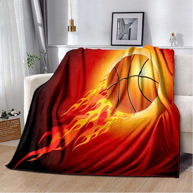 Fashion Basketball Blanket Custom Lightweight Thermal Insulation Blanket Sofa Blanket Bed Office  Blankets for Beds