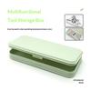 1Pcs Portable Manicure Cuticle Nipper Brush Organizer Case Nail Art Tool Storage Box Multifunctional Brush Travel Container