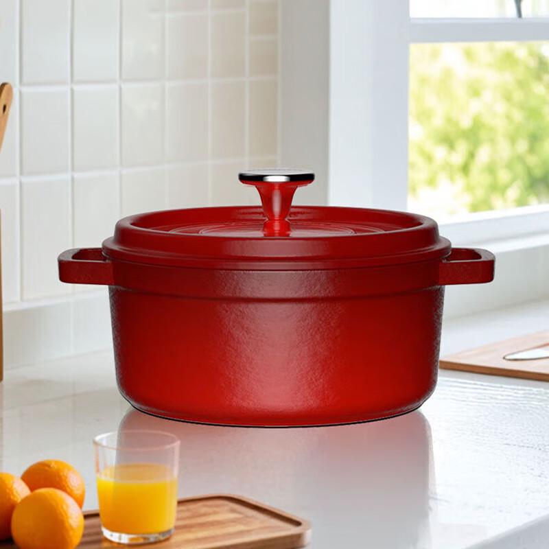 Kambach 22cm 3L Thickened Iron Enamel Soup Pot