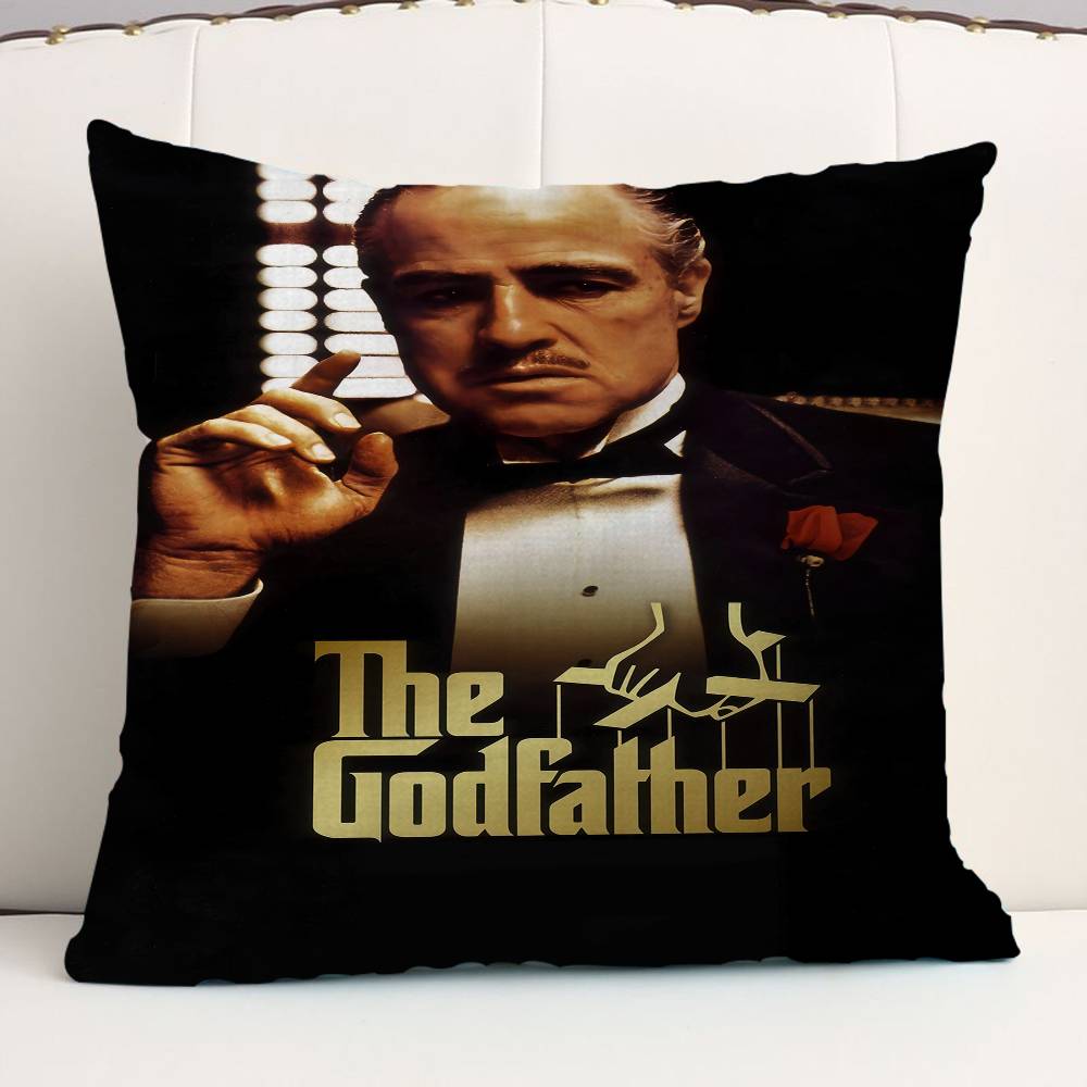 Classic Movie Gangsters The Godfather Personalized Picture Text Home Decorative Pillows Household Gifts 45X45Cm