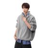 Men's Trendy Heavyweight Hoodie Cardigan - American Lazy Style, Autumn/Winter Design