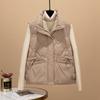 Autumn and Winter New Vest Women's Short Fashion Cotton Vest Loose Thickened Student Vest