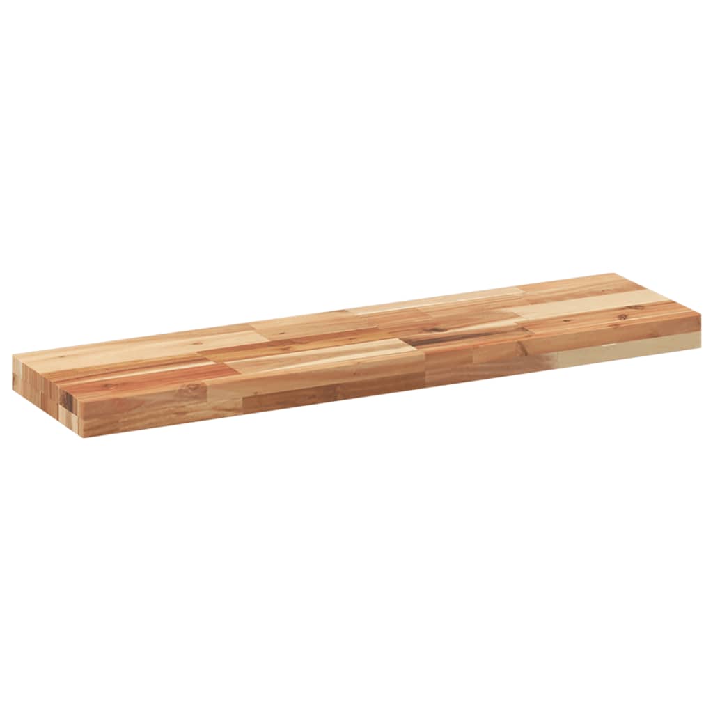 Floating Shelf 100x20x4 Cm Solid Acacia Wood Oil Treated