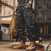 Men's Retro Heavyweight Wide-Leg Overalls – Large, Loose-Fit Casual Pants for Autumn