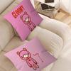 G-Gloomy Bear Cartoon Maple Design Cushion Cover Happy Autumn Harvest Decor Holiday Decorati Pillow Cover