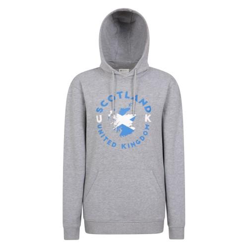 Pertemba Fr - Apparel Women's Light Grey Mountain Warehouse / Scottish Flag Overhead Hoodie Size 1