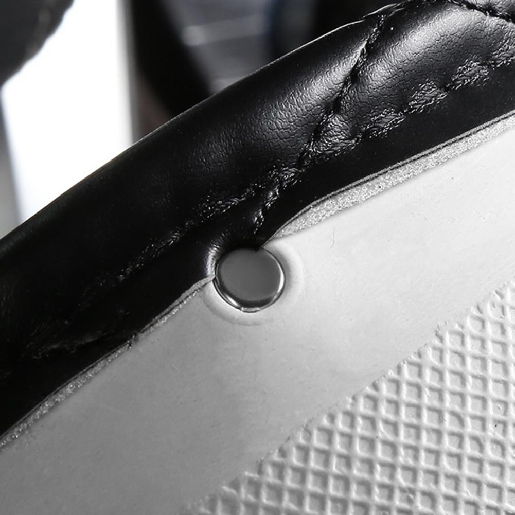 Weiches Leder Bestickt Stereo Mit Diamanten besetzt Auto Lenkradbezug Autozubehör