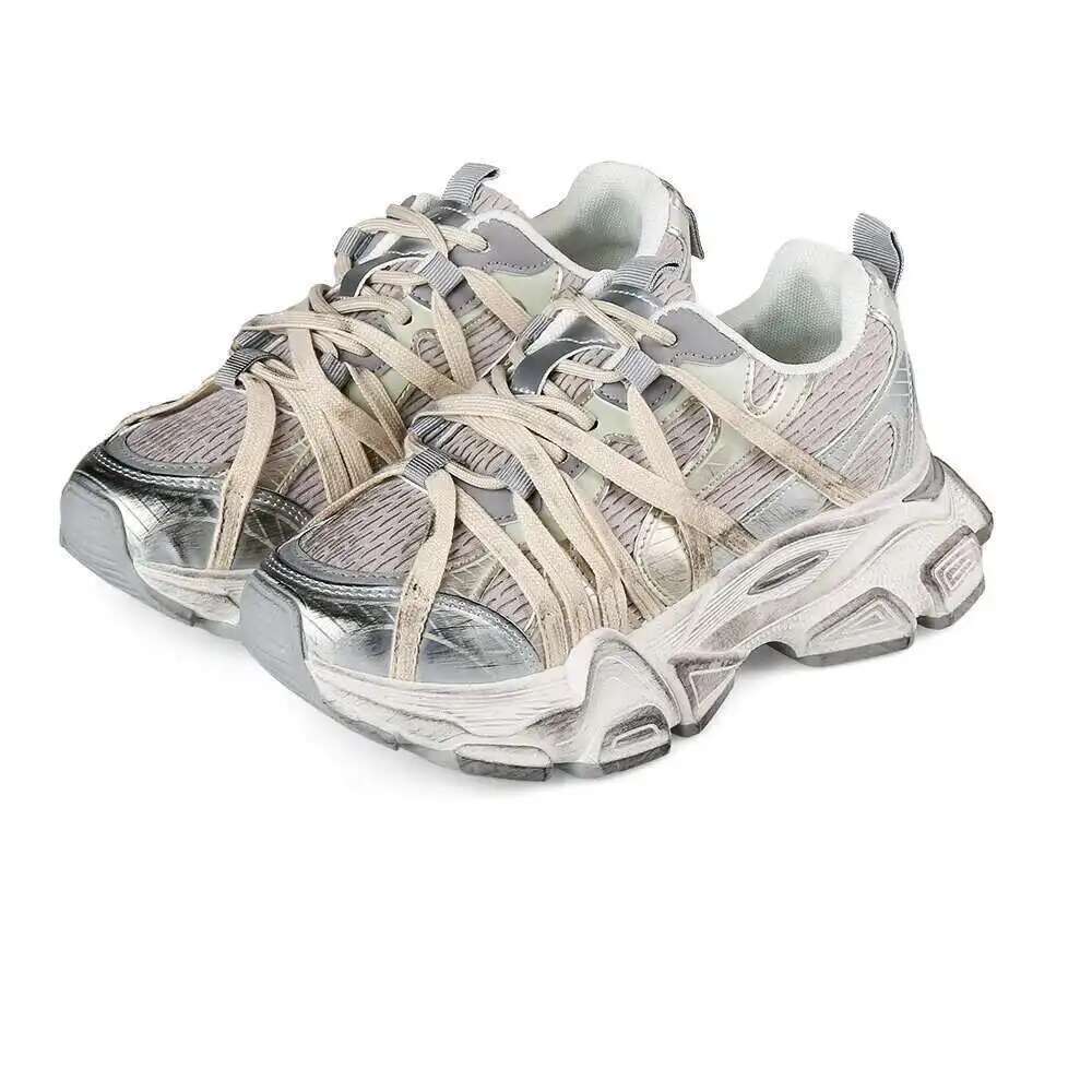 Sports Shoes Women Sneakers  Spring New Style, Thick Sole Height Increasing, Versatile And Walking Shoes Casual Sports Shoes