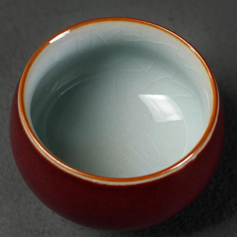 Japanese Ceramic Tea Cup Kiln Change Petal Kung Fu Tea Set