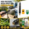 Bico de Pulverização de Água de Alta Pressão Acessório Multifuncional para Mangueira de Jardim para Uso Doméstico, Lavagem de Carros e Uso Agrícola