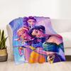 K-pop Demon Hunters Blanket Soft Warm Cozy Great for Bed Chair Livingroom Four Seasons Universal Stylish Decor Best Holiday Gift for Friends Family