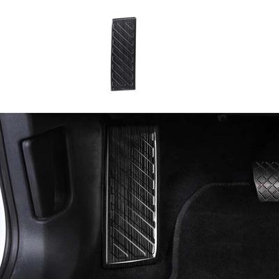 Put Feet Trim Black Aluminum Footrest Pedal For Volkswagen Jetta Mk7 2019-2023