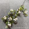 Spring Island Flower Branch Decor with Leaves - 2 Soft Floral Stems for Landscape Decoration
