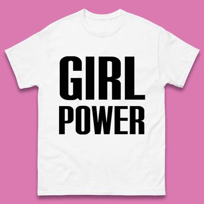 Girl Power Herr T-shirt Dam Toppar T-shirts