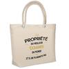 Insulated Bag Property of the Best Customs Officer Gift Man Humor Father's Day Retirement Colleague Work Large Shopping Bag