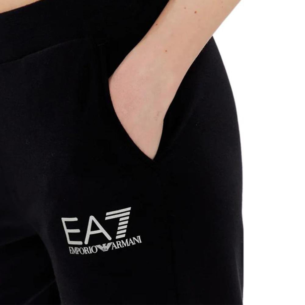 Emporio Armani Ss23 Letter Logo Jogger Knit Sports Pants Women Bottoms Black 8NTP67-TJCQZ-0200