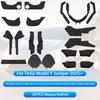 For Tesla Model Y Juniper 2025+ Center Console Two Side Panel Anti Kick Pad Protector Leather Sticker Foot Cover Car Accessories