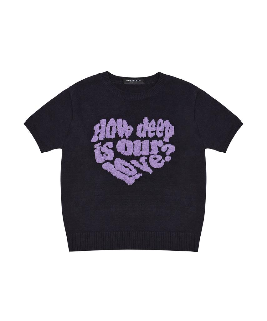 LUVISTRUE Dn Boucle Love Knit(Navy)