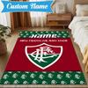 Custom Name Love Fluminense Rug Game Carpet, Floor Mat for Bedroom Living Room Entryway Rug, Home Decor Idea Gift for Christmas birthday