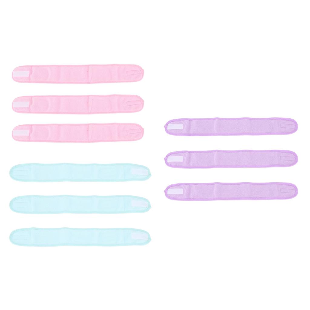 3pcs Forehead Pads for Eyelash Extension Japanese Style Lash Extension Headband Wrap Soft Makeup Hai
