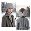 Thick Faux Furs Headbands Hat Windproof Hairband for Winter Warmth Comfortable Open Top Elastic Headwrap for Outdoor 2PCS