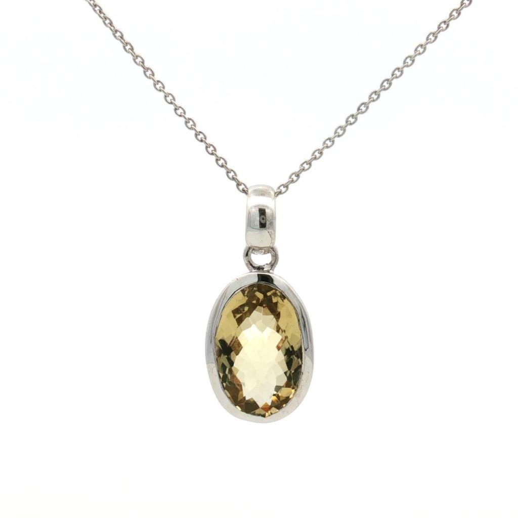Peach Moonstone Cabochon Oval Pendant Necklace 925 Sterling Silver Rhodium Plated Solitaire Gemstone Pendant with Chain Gift for Women