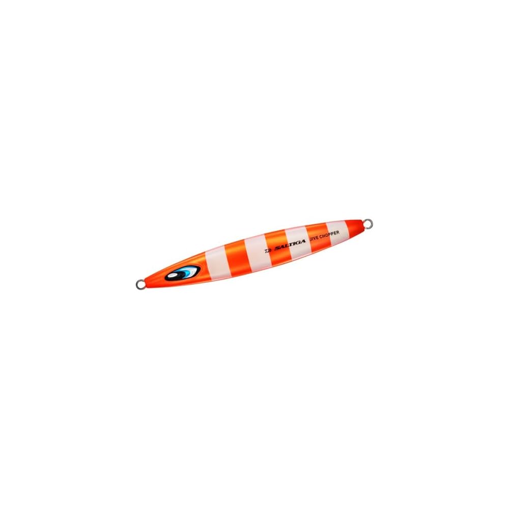 Daiwa Saltiga Jive Chopper Slow Jig 350g ML Orange Zebra Glow Fishing Tackle