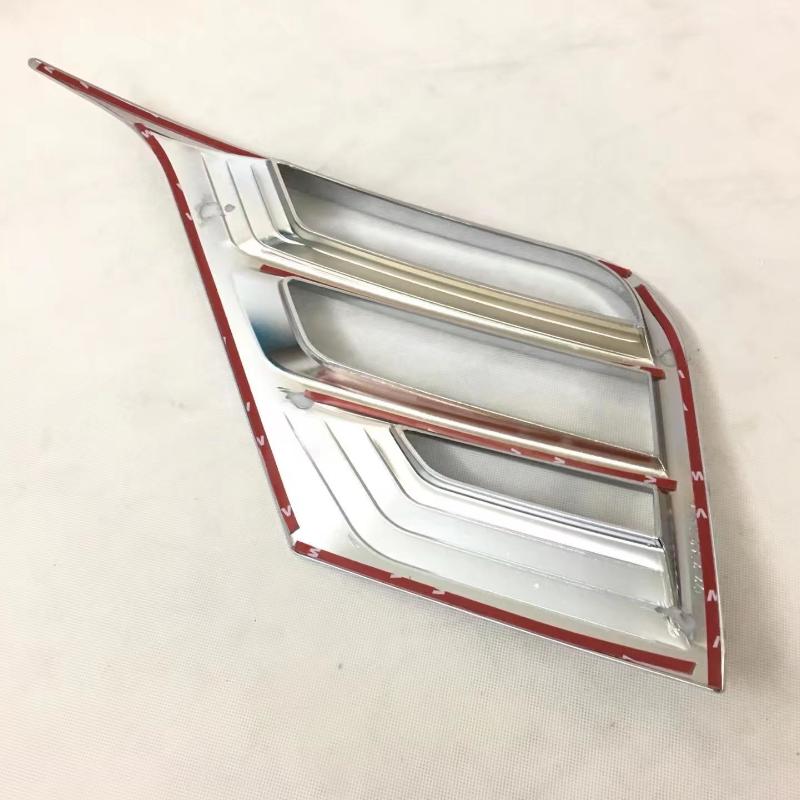 Auto Front fog lights ABS Chrome stickers For Ni+ssan Kicks car styling accessories