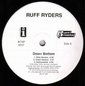 12inch Record RUFF RYDERS - Down Bottom INT8P6557 Ruff Ryders, In 1999 US Rap & Hip-Hop/R&B Used