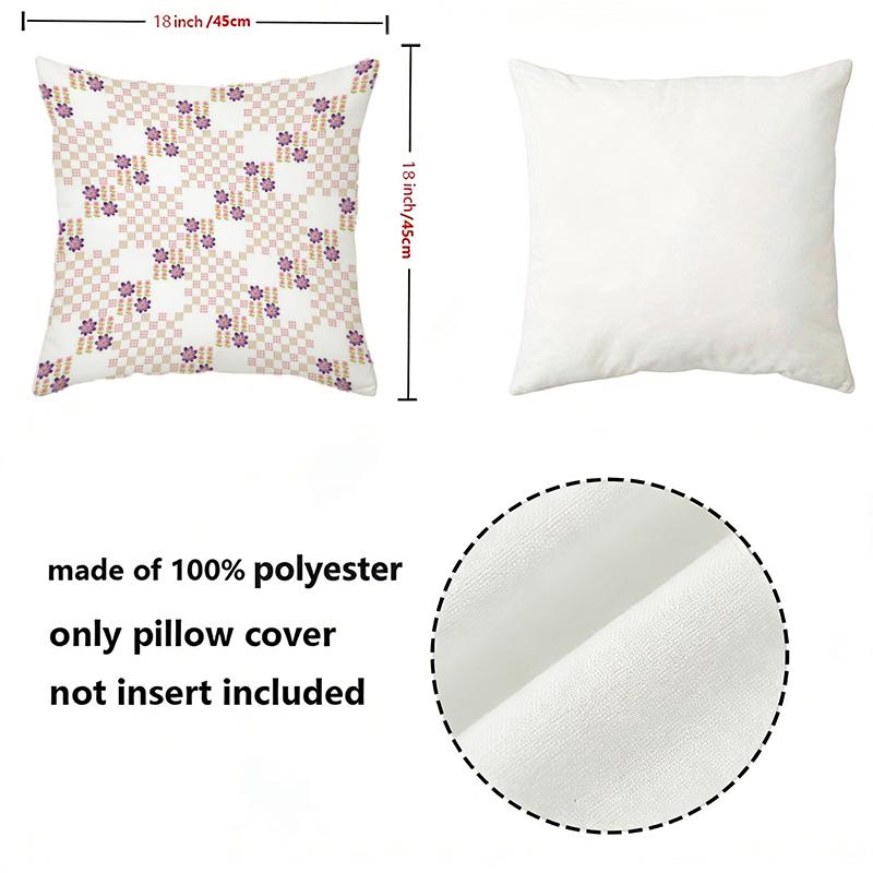 Bohemian Style Mix Print Decorative Pillow Covers Pattern Cushion Cover Suitable For Sofa Bedroom Car Pillow Cover